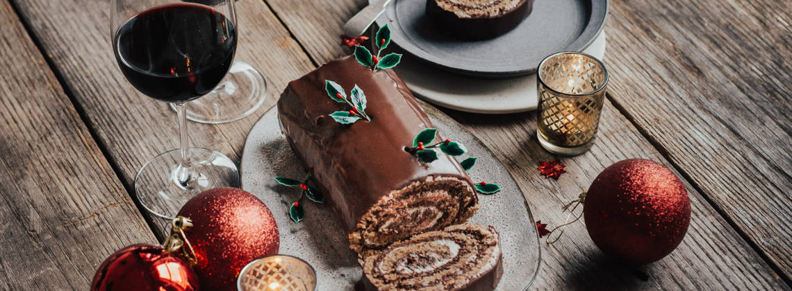 Trouvez le vin parfait pour votre bûche de Noël