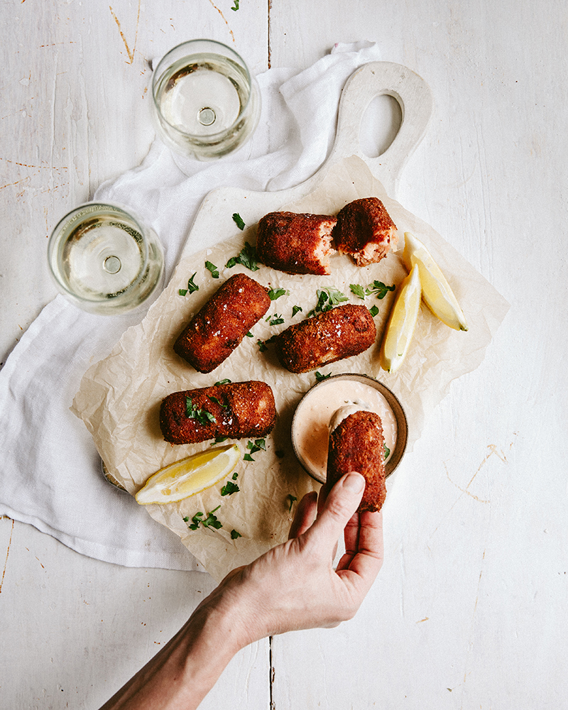 garnaalkroketten kroketten wijn