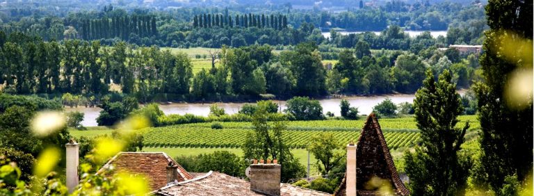 Carte postale des Côtes de Bordeaux