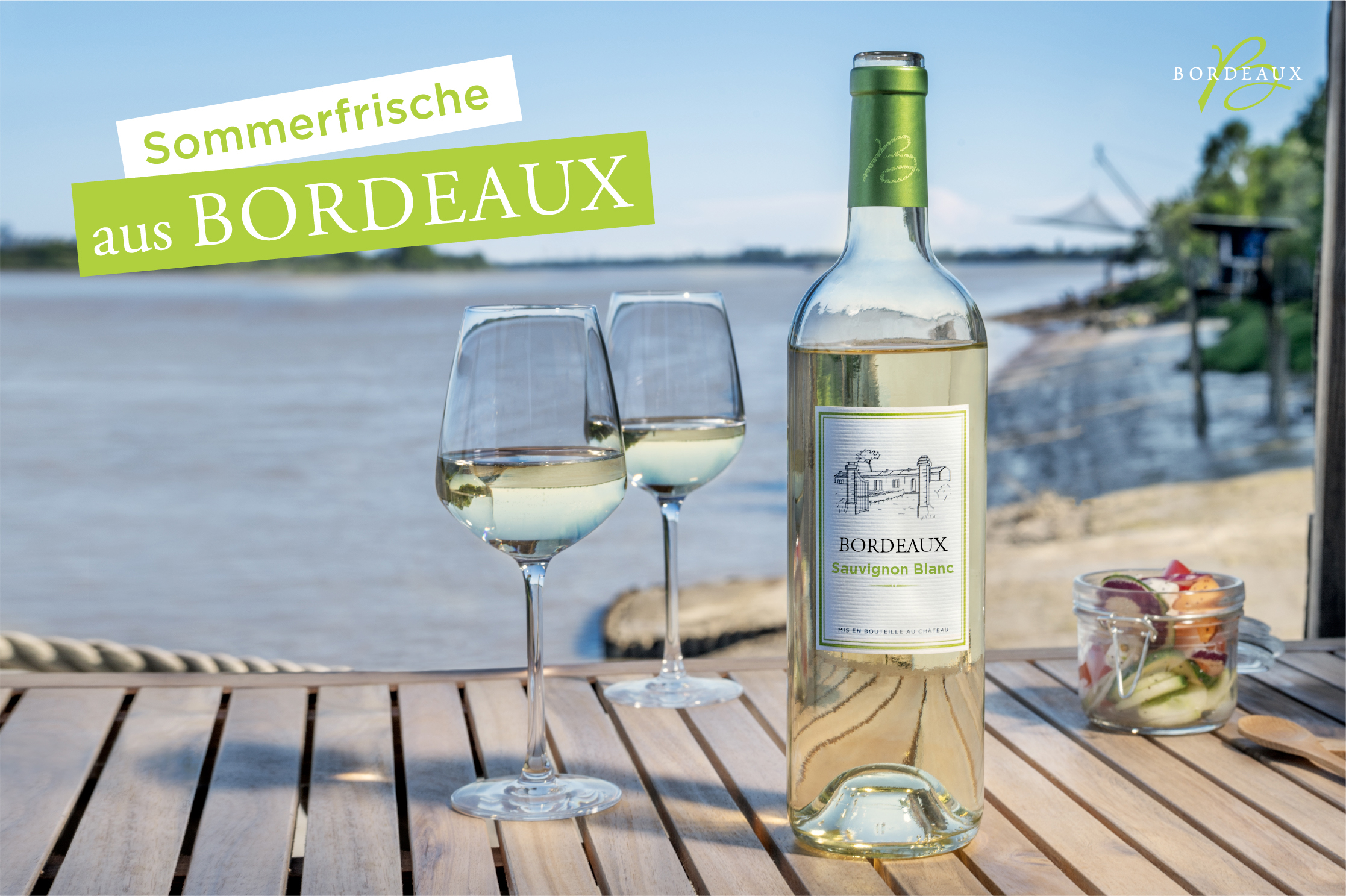 Atlantikküsten-Feeling mit weißen Bordeaux-Weinen