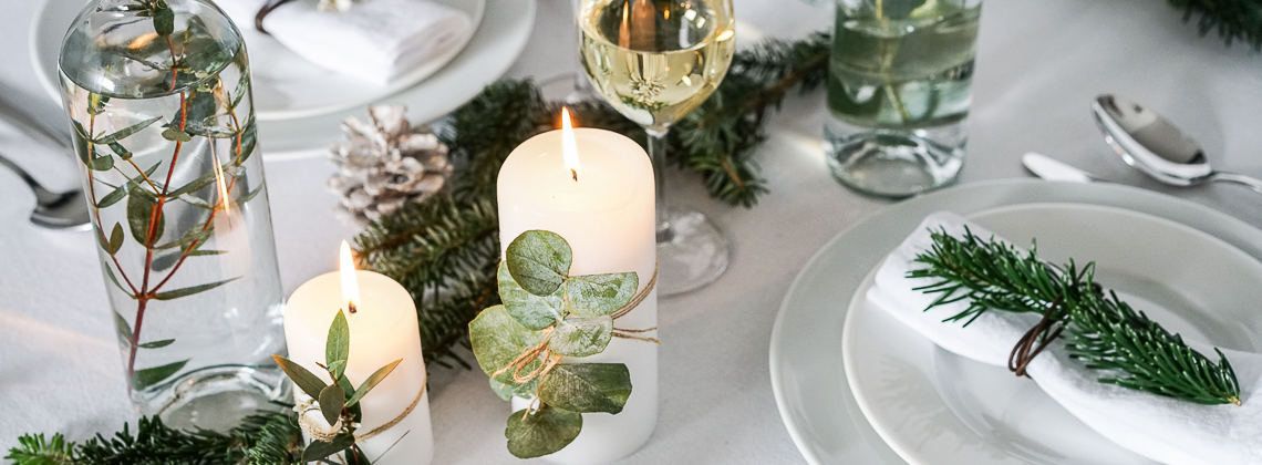 Een natuurlijke en DIY kersttafel