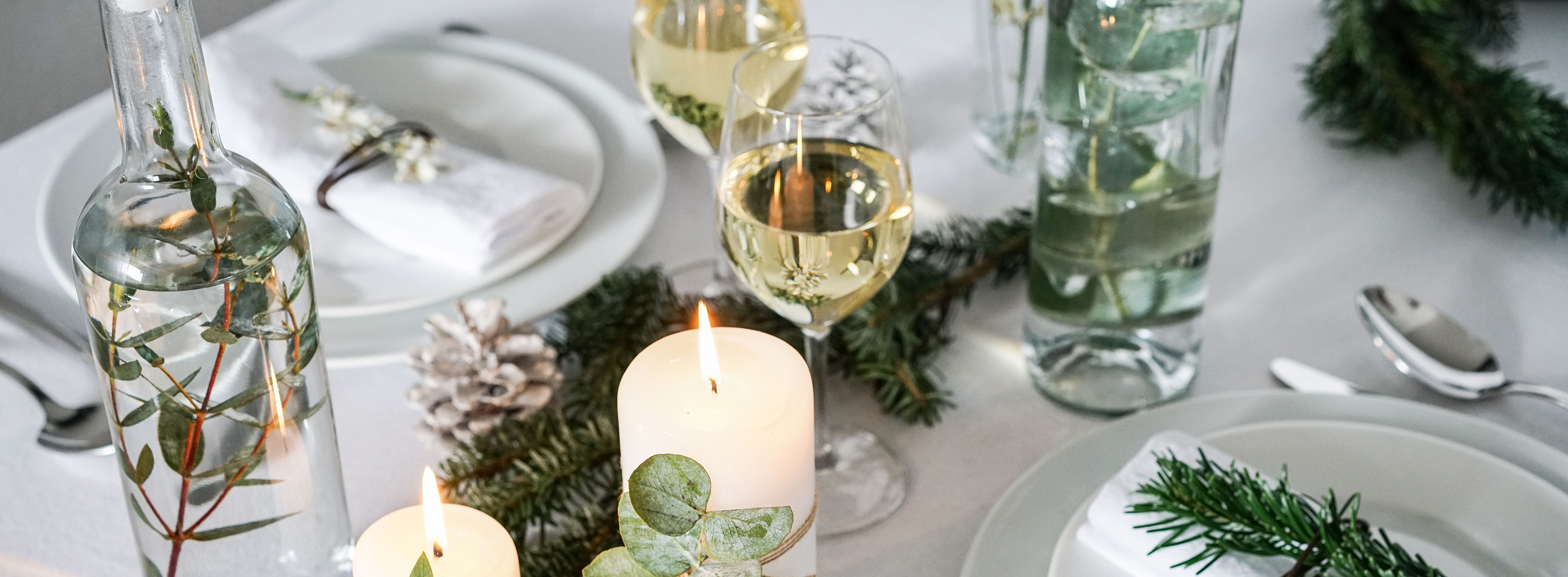 Nature inspired DIY  Christmas  table  decorations  Official 